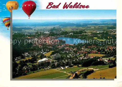 AK / Ansichtskarte Bad Waldsee Fliegeraufnahme Kat. Bad Waldsee