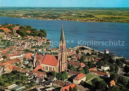 AK / Ansichtskarte Schleswig Schlei Fliegeraufnahme Sankt Petri Dom Kat. Erfde