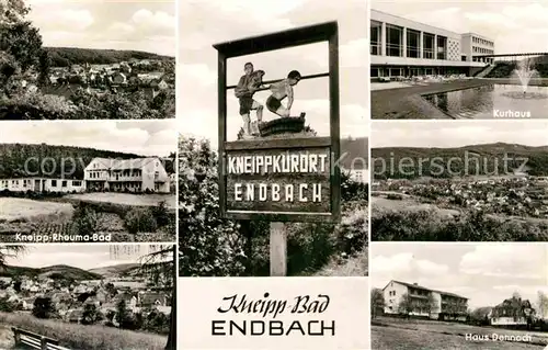 AK / Ansichtskarte Bad Endbach Kurhaus Haus Dennach Kneipp Rheuma Bad  Kat. Bad Endbach