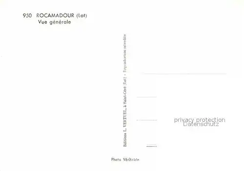 AK / Ansichtskarte Rocamadour Vue generale  Kat. Rocamadour