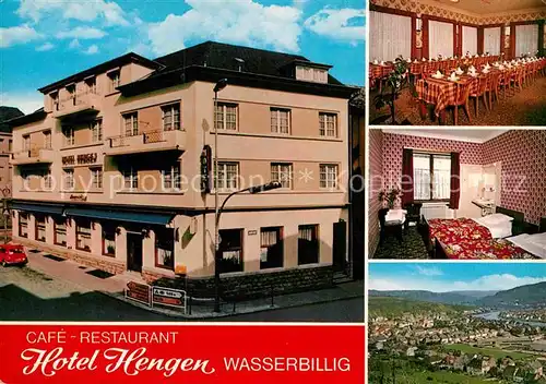 AK / Ansichtskarte Wasserbillig Cafe Restaurant Hotel Hengen  Kat. Luxemburg