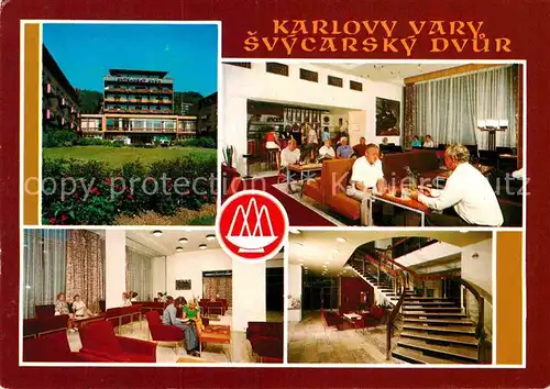 AK / Ansichtskarte Karlovy Vary Sanatorium Svycarsky Dvur  Kat. Karlovy Vary Karlsbad