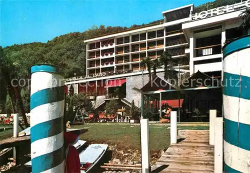 AK / Ansichtskarte Morcote TI Hotel Olivella au Lac  Kat. Morcote