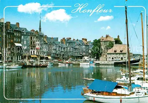 AK / Ansichtskarte Honfleur Bassin Sainte Catherine Kat. Honfleur