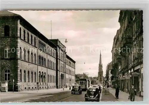 AK / Ansichtskarte Karlsruhe Baden Kaiserstrasse Techn Hochschule