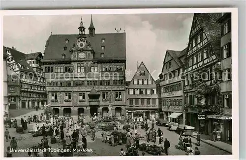 AK / Ansichtskarte Tuebingen Marktplatz Kat. Tuebingen