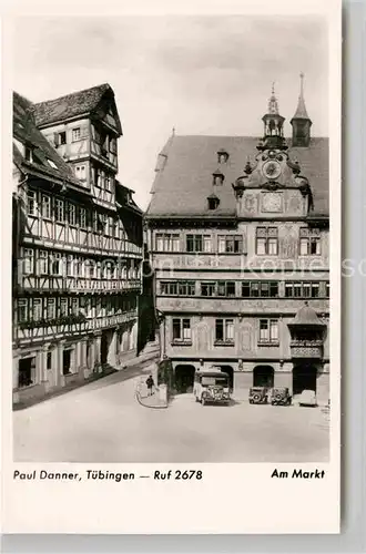 AK / Ansichtskarte Tuebingen Am Markt Kat. Tuebingen