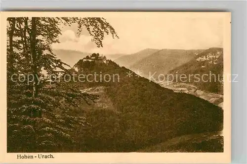 AK / Ansichtskarte Bad Urach Ruine Hohenurach  Kat. Bad Urach