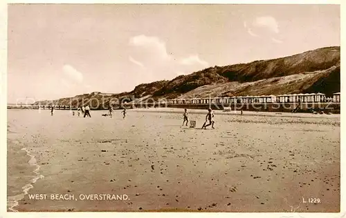 AK / Ansichtskarte Cromer West Beach Overstrand Kat. North Norfolk