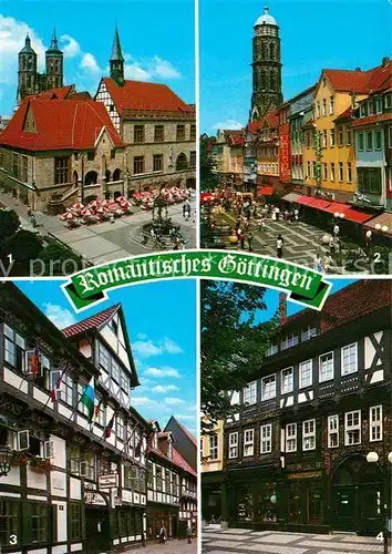 AK / Ansichtskarte Goettingen Niedersachsen Rathaus Weender Strasse Schwarzer Baer Schroedersches Haus Kat. Goettingen