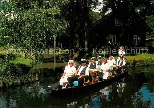 AK / Ansichtskarte Luebbenau Spreewald Spreewaldhafen Dammstrasse Kahnfahrt Kat. Luebbenau