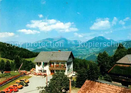 AK / Ansichtskarte Oberwoelz Stadt Pension Gasthof Zum Alpenblick Alpenpanorama Kat. Oberwoelz Stadt