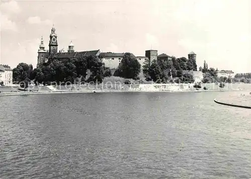 AK / Ansichtskarte Krakow Malopolskie Kirche Schloss  Kat. Krakow