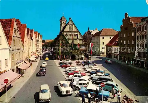 AK / Ansichtskarte Weiden Oberpfalz Oberer Markt Rathaus Kat. Weiden i.d.OPf.