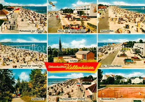 AK / Ansichtskarte Kellenhusen Ostseebad Promenade Strand Kurmittelhaus Seebruecke Waldpartie  Kat. Kellenhusen (Ostsee)