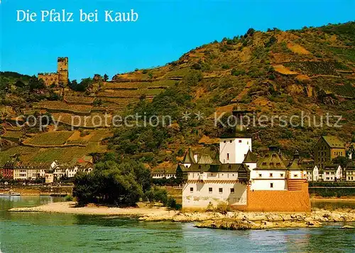 AK / Ansichtskarte Kaub Burg Gutenfels Burg Pfalz Kat. Kaub
