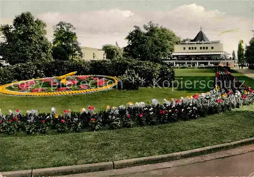 AK / Ansichtskarte Muelheim Ruhr Blumenuhr Wasserbahnhof Kat. Muelheim an der Ruhr