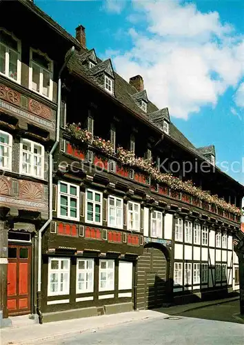AK / Ansichtskarte Goslar Fachwerkhaeuser Baeckerstrasse Kat. Goslar