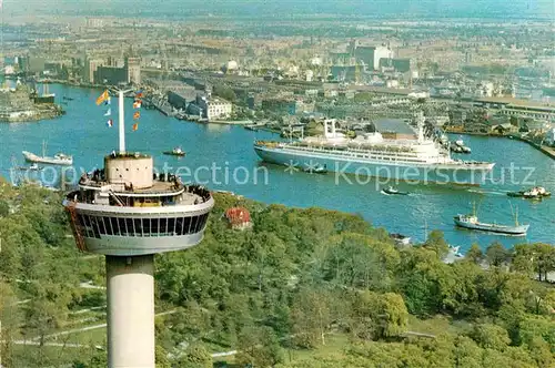 AK / Ansichtskarte Rotterdam Euromast Schiffe Kat. Rotterdam