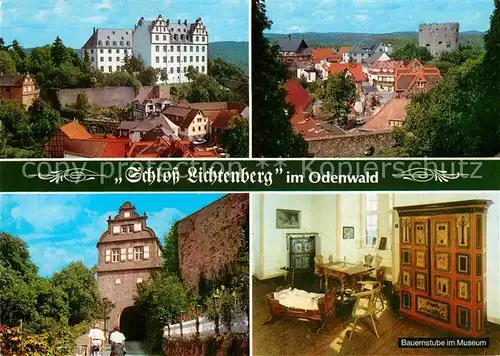 AK / Ansichtskarte Lichtenberg Odenwald Schloss Panorama Kat. Fischbachtal