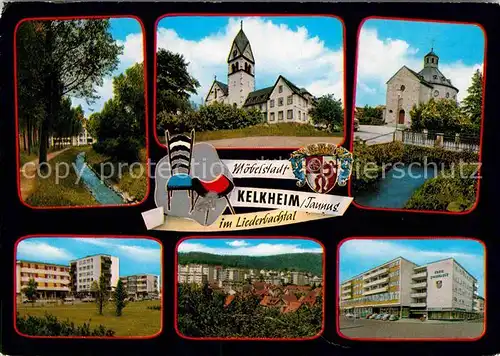 AK / Ansichtskarte Kelkheim Kirche Siedlung Kat. Kelkheim (Taunus)