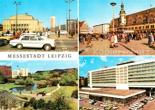 AK / Ansichtskarte Leipzig Opernhaus Altes Rathaus Alte Waage Interhotel Kat. Leipzig