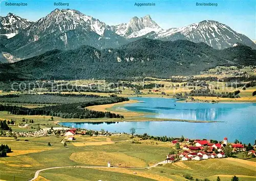 AK / Ansichtskarte Hopfen See Rossberg Aggenstein Breitenstein Kat. Fuessen