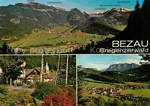 AK / Ansichtskarte Bezau Vorarlberg Fliegeraufnahme  Kat. Bezau