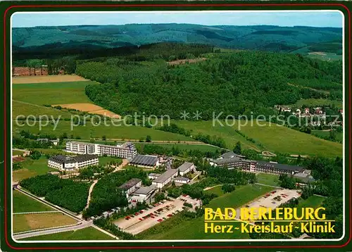 AK / Ansichtskarte Bad Berleburg Fliegeraufnahme Herz Kreislauf Klinik  Kat. Bad Berleburg
