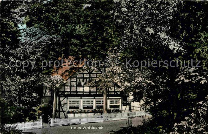 AK / Ansichtskarte Ehrlich Westerwald Haus Waldesruh Kat