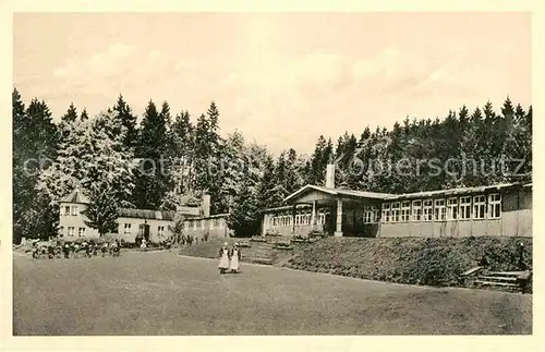 AK / Ansichtskarte Rehe Westerwald Erholungsheim Westerwald Speisesaal Kinderheim  Kat. Rehe