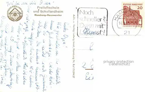 AK / Ansichtskarte Moorwerder Freiluftschule Schullandheim 