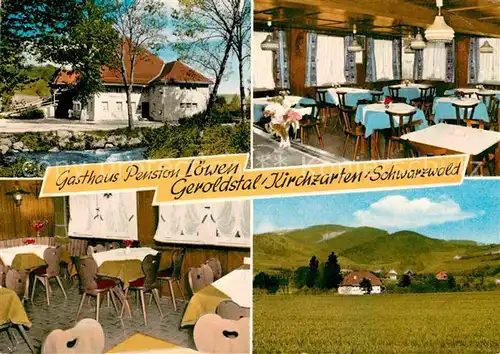 AK / Ansichtskarte Kirchzarten Geroldstal Gasthaus Pension Loewen  Kat. Kirchzarten