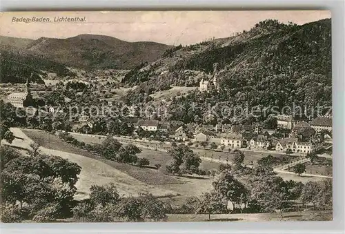 AK / Ansichtskarte Baden Baden Lichtenthal Kat. Baden Baden