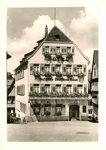 AK / Ansichtskarte Tuebingen Hotel Deutsches Haus  Kat. Tuebingen