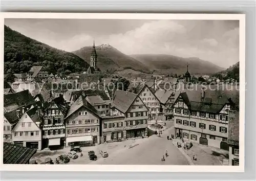 AK / Ansichtskarte Urach Bad Marktplatz Hohenurach Kat. Bad Urach