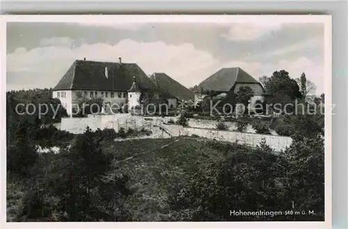 AK / Ansichtskarte Hohenentringen Tuebingen Schloss Gastwirtschaft Kat. Tuebingen