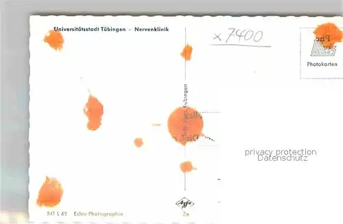 AK / Ansichtskarte Tuebingen Nervenklinik Kat. Tuebingen