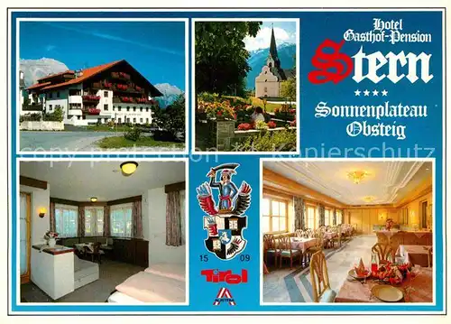 AK / Ansichtskarte Obsteig Tirol Hotel Gasthaus Pension Stern Kat. Obsteig