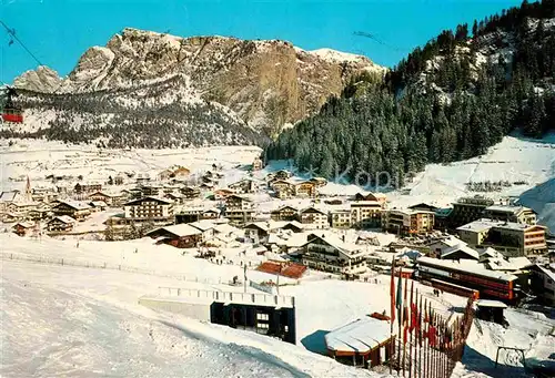 AK / Ansichtskarte Groeden Tirol Gesamtansicht mit Wolkenstein Dolomiten Kat. Italien