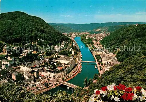 AK / Ansichtskarte Bad Ems Panorama lahnabwaerts Kat. Bad Ems