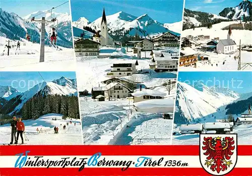 AK / Ansichtskarte Berwang Tirol Panorama Wintersportplatz Alpen Kat. Berwang