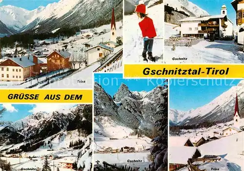 AK / Ansichtskarte Gschnitz Tirol Wintersportplatz Gschnitztal Alpen Kat. Gschnitz