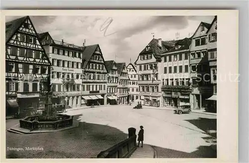 AK / Ansichtskarte Tuebingen Marktplatz Kat. Tuebingen