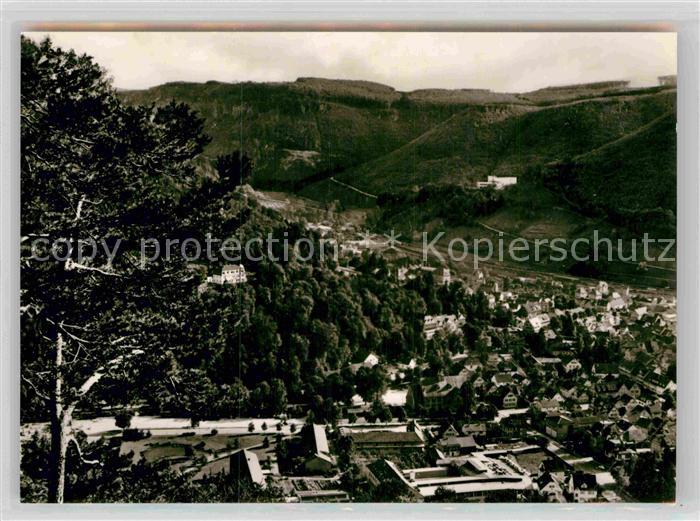 Ak Ansichtskarte Bad Urach Panorama Mit Haus Auf Der Alb Kat