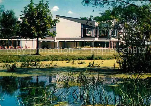 AK / Ansichtskarte Scharbeutz Ostseebad Haus des Kurgastes Teich Kat. Scharbeutz