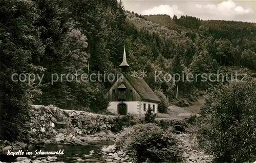 AK / Ansichtskarte Schwarzwald Kapelle Kat. Regionales
