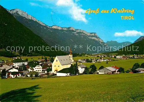 AK / Ansichtskarte Waidring Tirol Unterwasser Sonnwendkette Pass Strub Kat. Waidring