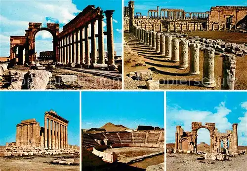 AK / Ansichtskarte Palmyra Syrien Amphitheater Tempel Ruinen Kat. Syrien