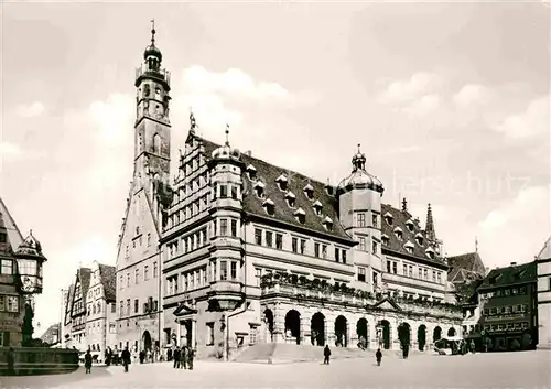 AK / Ansichtskarte Rothenburg Tauber Rathaus Kat. Rothenburg ob der Tauber